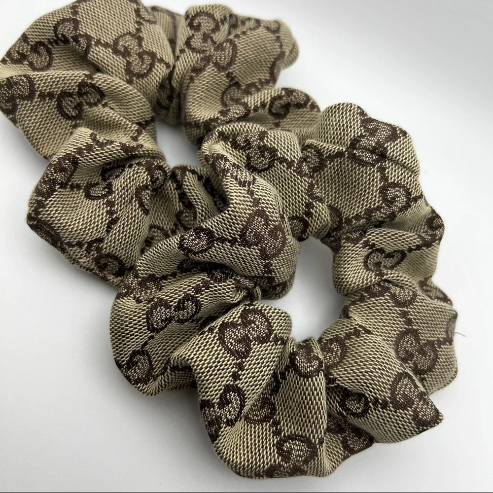 GG Monogram Luxury Hair Scrunchie 💕